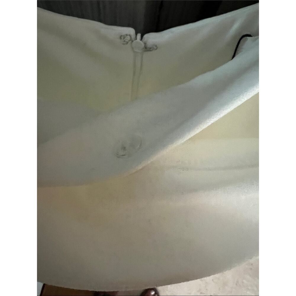 NWT REVOLVE Australia SHOWPO Tabitha cowlneck high split ivory maxi dress US 8 - Picture 10 of 12